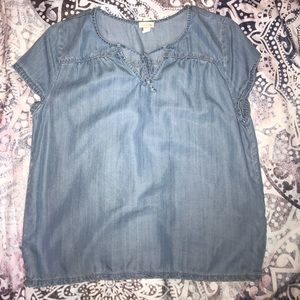 Hinge Jean Blouse
